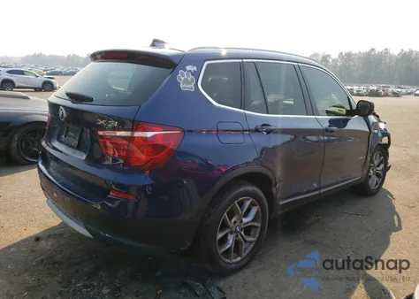 2014 BMW X3 xDrive28I z USA, uszkodzony, nr VIN 5UXWX9C51E0D23032